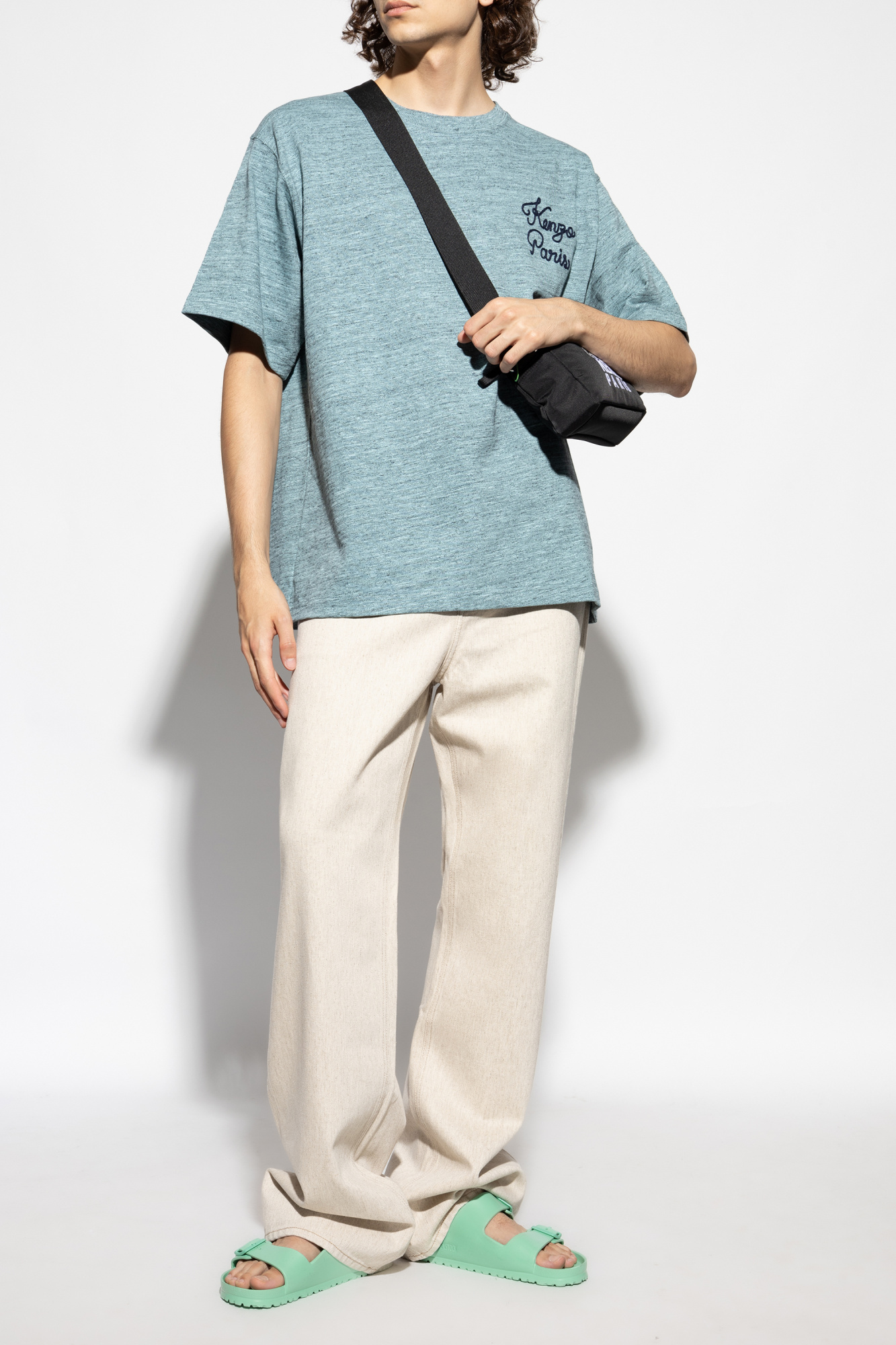 Blue T-shirt with logo Kenzo - Vitkac Canada